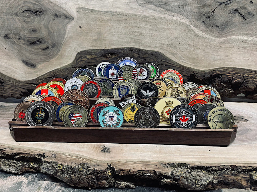 Challenge Coin Holders for Displaying Military and Collectible Coins