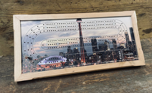 Cribbage Game Set with Board, Pegs & Cards for Family Play