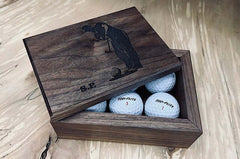 Golf Ball Storage Box for Display and Organization