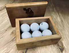Golf Ball Storage Box for Display and Organization
