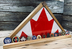 Cherry Wood Flag Display Case for Veterans & Memorials