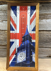 Cribbage Game Set with Board, Pegs & Cards for Family Play