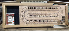 Maple Cribbage Game with Board, Pegs & Classic Design