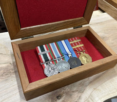 Medals Keepsake Box for Awards, Gifts, and Personal Display