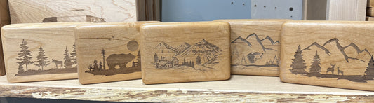 Engraved Alder Wood Keepsake Box for Gifts & Memories