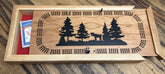 Cherry Wood Cribbage Game - Classic Design