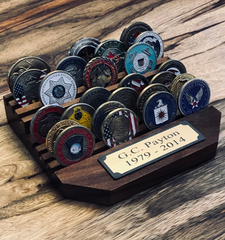 7 Inch Challenge Coin Holder for Desktop Display & Gifts