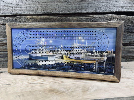 Cribbage Game Set with Board, Pegs & Cards for Family Play