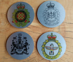 Maple Leaf Design Coaster Set for Home Décor & Gifts